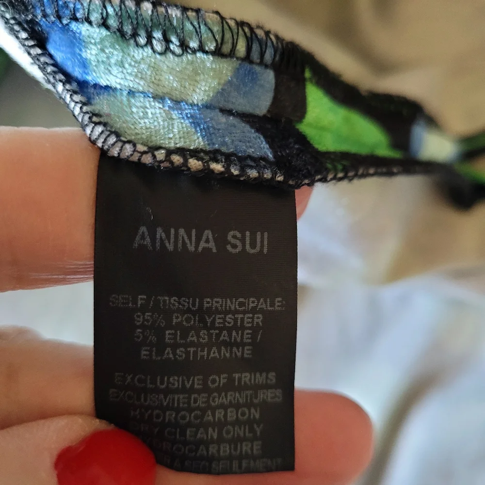 Anthropologie Daisies Anna Sui Velvet Dress - Picture 6 of 7